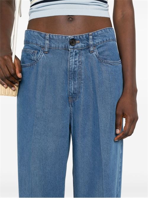 Jeans straight con ricamo MIU MIU | GWP522143VF0008